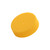 38mm, 38-400 Yellow PP Plastic Matte Top, Fine Ribbed Sidewall Cap w/ Uni-Foam .040 Liner