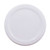 58mm White Metal Twist Cap, Plastisol Liner, No Button