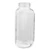 32 oz Flint Glass French Square Bottle, 58mm 58-400 w/ Graduation Marks
