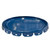 2.5-7-Gallon Blue #288 Rust Inhibited Steel Open Head Pail Lug Cover, UN Rated, Flow in Gasket, 24 Gauge