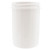 1000 mil White HDPE Plastic Wide Mouth Jar, UN Rated