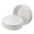 43mm 43-400 White PP Plastic Screw Cap w/ SureSeal Liner