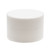 24mm 24-410 White PP Plastic Screw Cap, Matte Top, Ribbed Sides w/F217 Liner