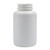 180 cc White HDPE Plastic Round Packer Bottle, 38mm 38-400, 17.8 Gram