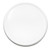 70G-450 White Metal Screw Cap, w/out Button, Plastisol Liner