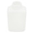 32 oz Natural HDPE Plastic Wide Mouth Oblong Bottle, 53-400, Fluorinated Level 5, 75 Gram