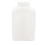 32 oz Natural HDPE Plastic Wide Mouth Oblong Bottle, 53-400, Fluorinated Level 5, 75 Gram
