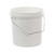 1 Gallon White HDPE Plastic Vapor Lok Pail with Handle