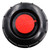 6" Black Tote Cap, 2" Bung w/ EPDM Gasket