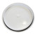 3.5-6 Gallon White HDPE Plastic Pail Cover, EPDM Gasket, UN Rated