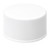 28mm 28-400 White PP Plastic Matte Top, Ribbed Sides Cap w/ Heat Seal Liner for PE Liner