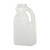 64 oz Natural PP Plastic Econolite II Hot Fill Bottle, 63mm 63-400, 90 Gram
