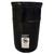 7.5 Gallon Black Steel Open Head Pail, 6" Double Bead, Rust Inhibited Lining, w/ Black Lug Cover, w/ CWL, No Ears or Bail