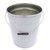 20 Liter White Tin Plate Open Head Pail, Unlined, UN Rated