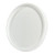 143 oz White HDPE Plastic Tear Tab Tub Cover