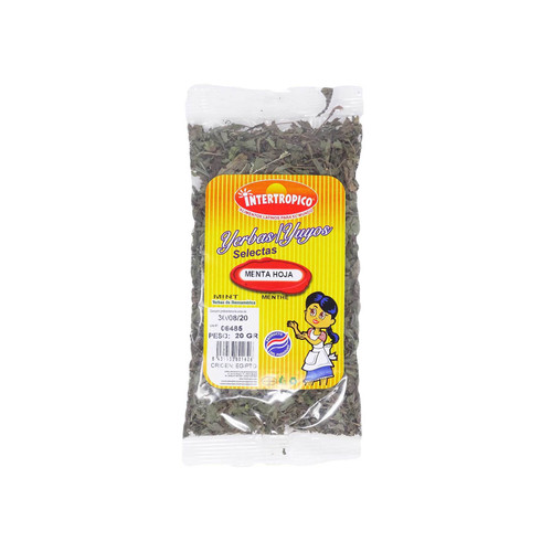 Menta Hoja Yerba selecta Intertropico 20 g