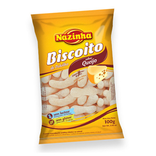 BISCOITO POLVILHO NAZINHA QUEIJO SEM GLUTEN 70G