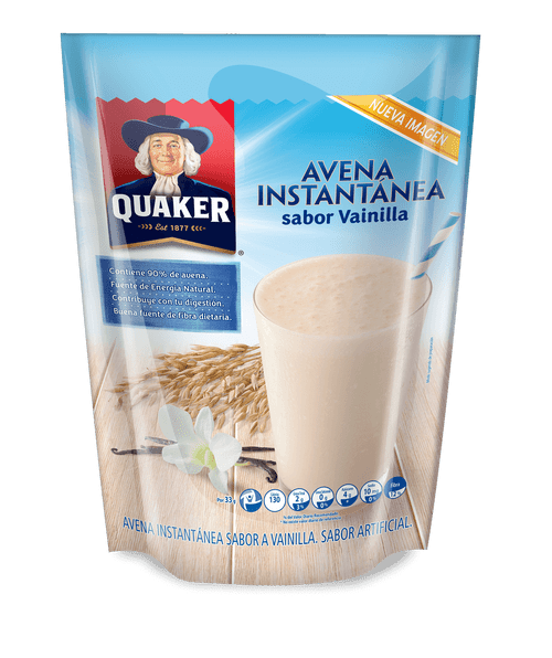 AVENA INSTANTÁNEA SABOR A VAINILLA QUAKER. 300g