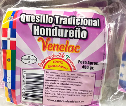 QUESILLLO TRADICIONAL VENELAC 450g