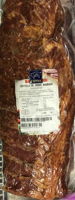 COSTILLA DE CERDO AHUMADA 1KG