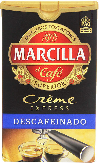 Marcilla Café molido Crème Express descafeinado - 250 gr