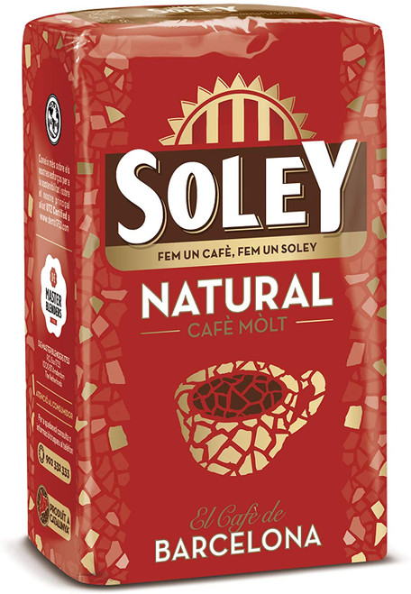 Café Soley molido Natural, 250 gramos