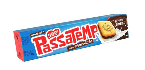 Passatempo Biscoito Recheado sabor chocolate