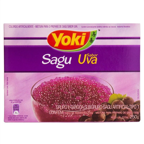 SAGU SABOR UVA YOKI 250GR