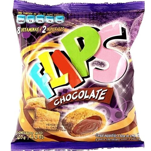 Flips de Chocolate Bolsa 120 gr