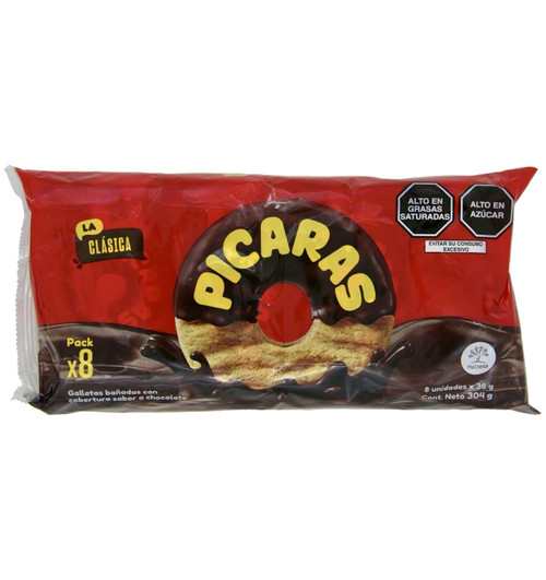 Galletas de chocolate Picaras  304g