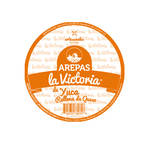 AREPA DE YUCA RELLENA DE QUESO  / Corn Bread/Pupusas/ Gorditas VICTORIA 4 UDS