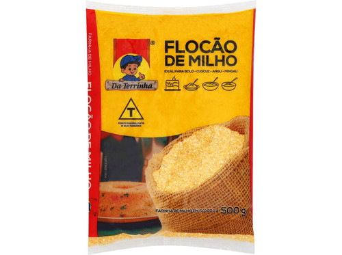 FLOCAO DE MILHO 500G DA TERRINHA