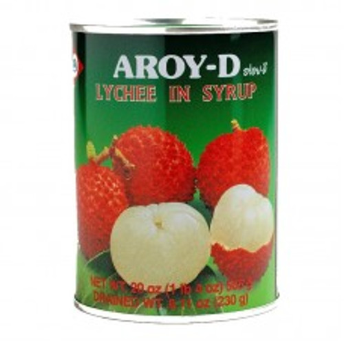 Aroy-D Lychee in Syrup 530ML (ALMÍBAR LYCHEE)