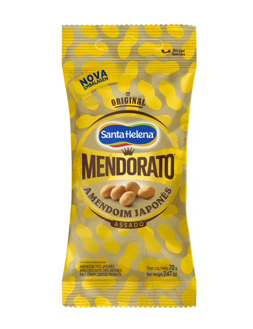 Mendorato Amendoim Japones Santa Helena 70g