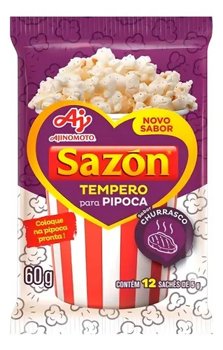 Sazon Tempero Para Pipoca 60G AJ