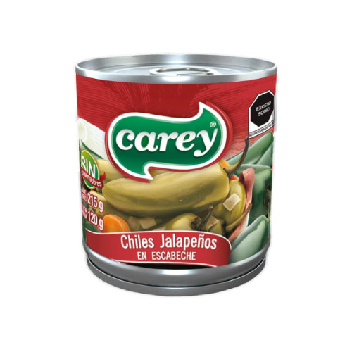 Chiles Jalapeños en Escabeche Carey 215gr