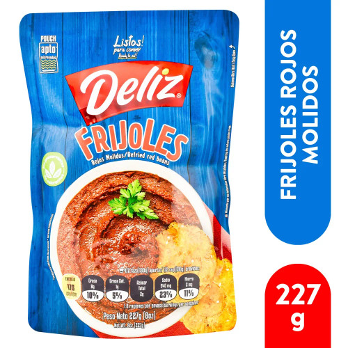 Frijoles Rojos Molidos Deliz 227G