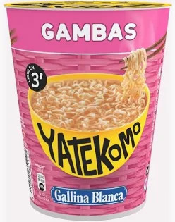 Yatekomo Fideos Orientales Gambas 60 g