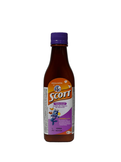 Emulsión de Scott Sabor Frutas Tropicales 180ml