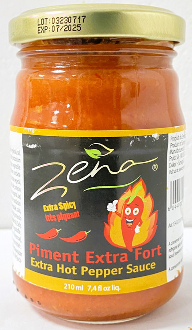 Zena Piment Extra Fort – Extra Hot Pepper Sauce 250 g