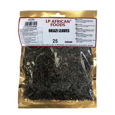 Dried Okasi Leaves LP African Foods 25G