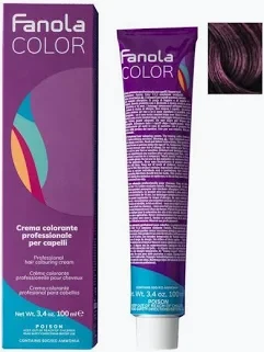 Fanola Tinte Permanente Castaño Claro Violeta Intenso 5.22 100 ml