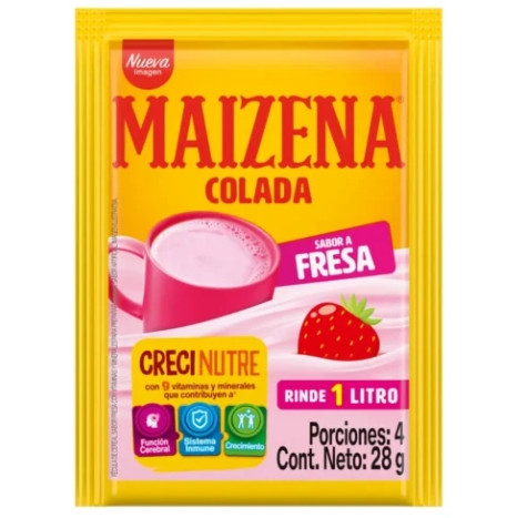 MAIZENA Colada Sabor fresa 28g
