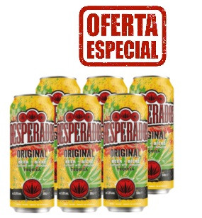 Desperados Original Cerveza 5,9% 500 ml Pack de 6