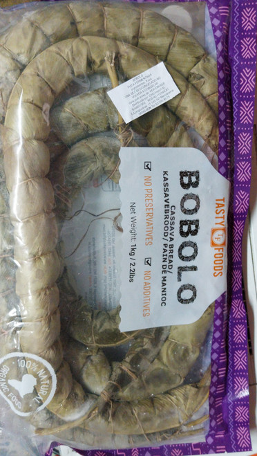 Bobolo. Yuca fermentada.