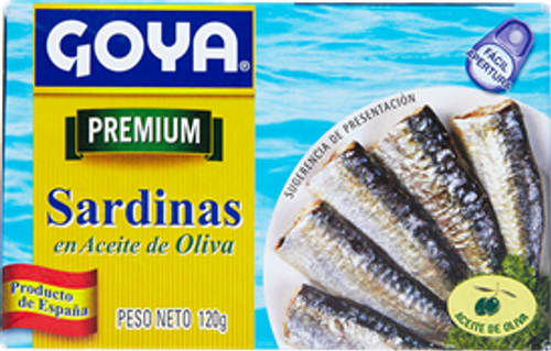 Sardinas en Aceite de Oliva 120gm