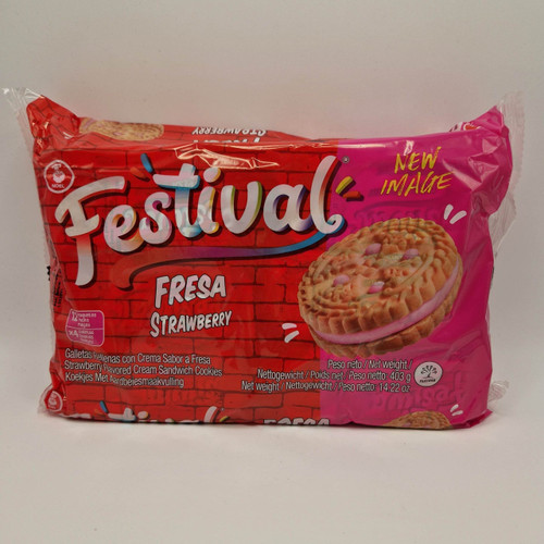 GALLETA FESTIVAL FRESA 403G