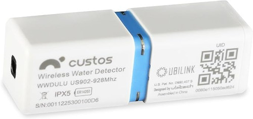 CUSTOS WWD Water Leak Detector, Battery Operated, Sub-Lipstick Design No Wi-Fi Required