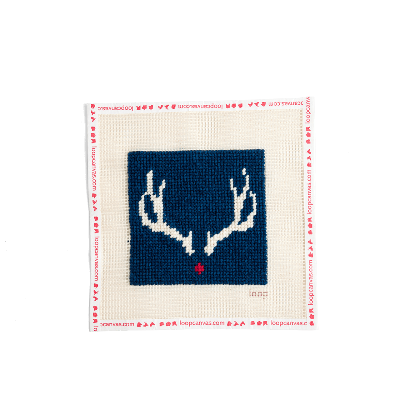 Needlepoint Stocking Kit Gift Wrapped Reindeer