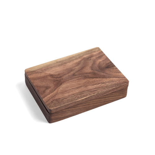 wooden playing card box